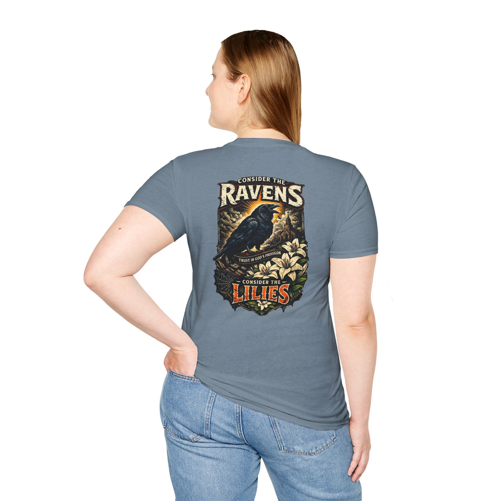 "Consider the Ravens" (Design on Back/Logo on Front)