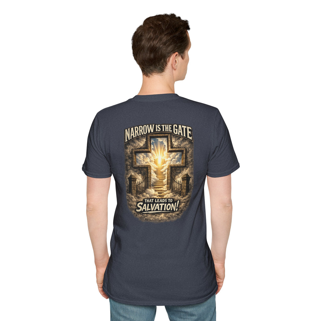 "The Narrow Gate" (Design on Back/Logo on Front)