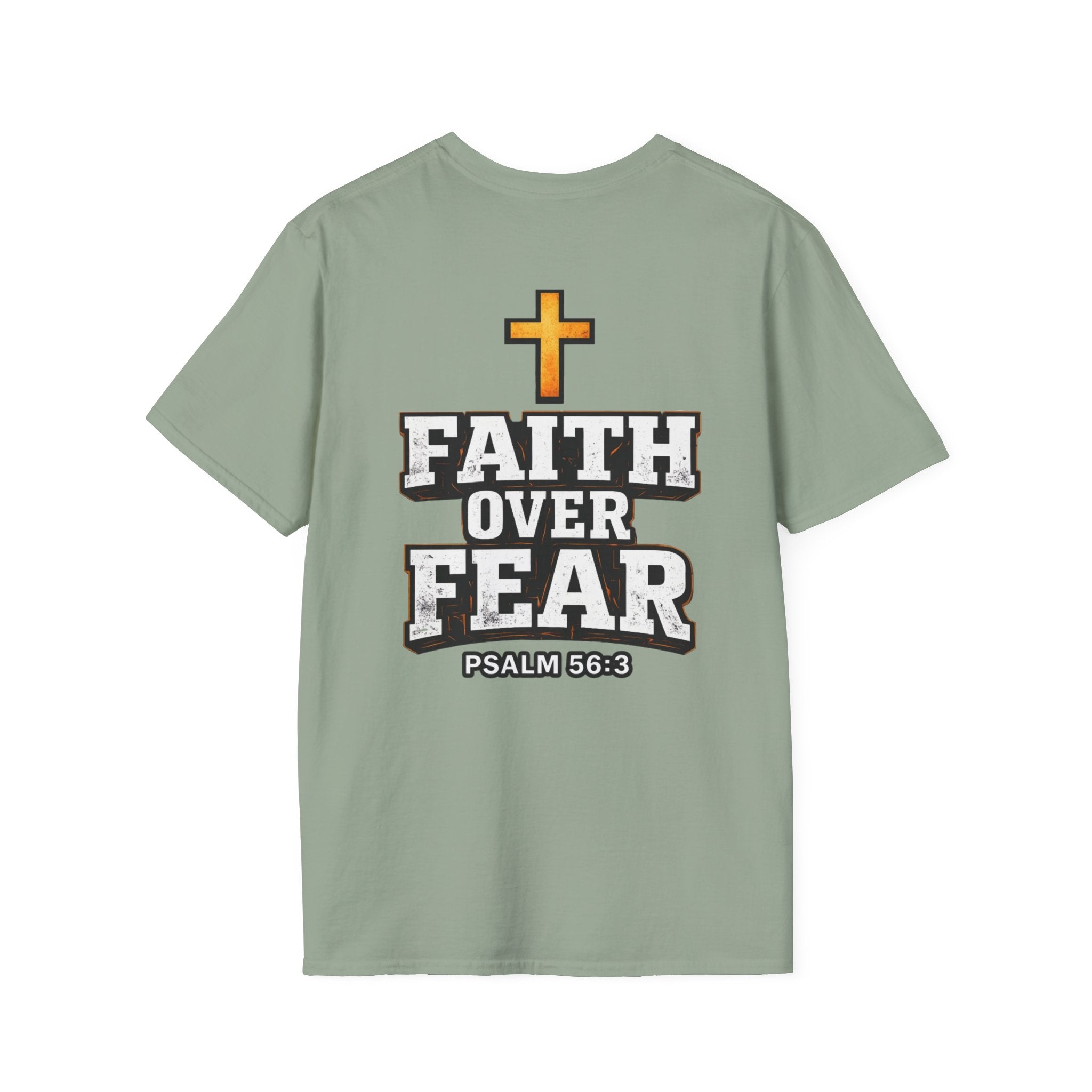 "Faith Over Fear" (Design on Back/Logo On Front)
