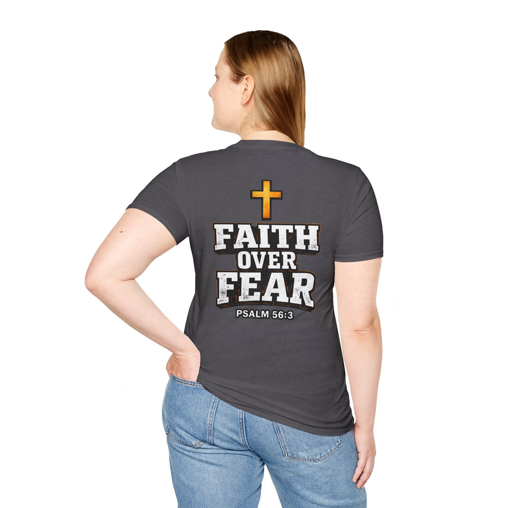"Faith Over Fear" (Design on Back/Logo On Front)