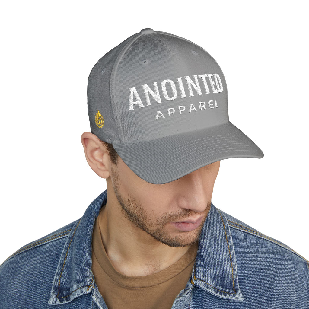 "Anointed" Christian FlexFit Hat – Elevated Edition (Front + Side Embroidery)
