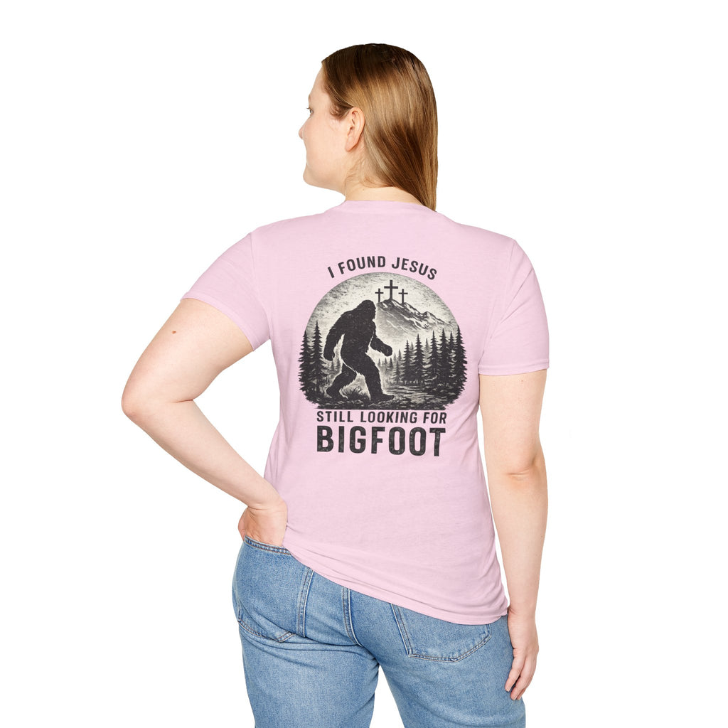 "Jesus and Bigfoot" (Design on Back/Logo on Front)