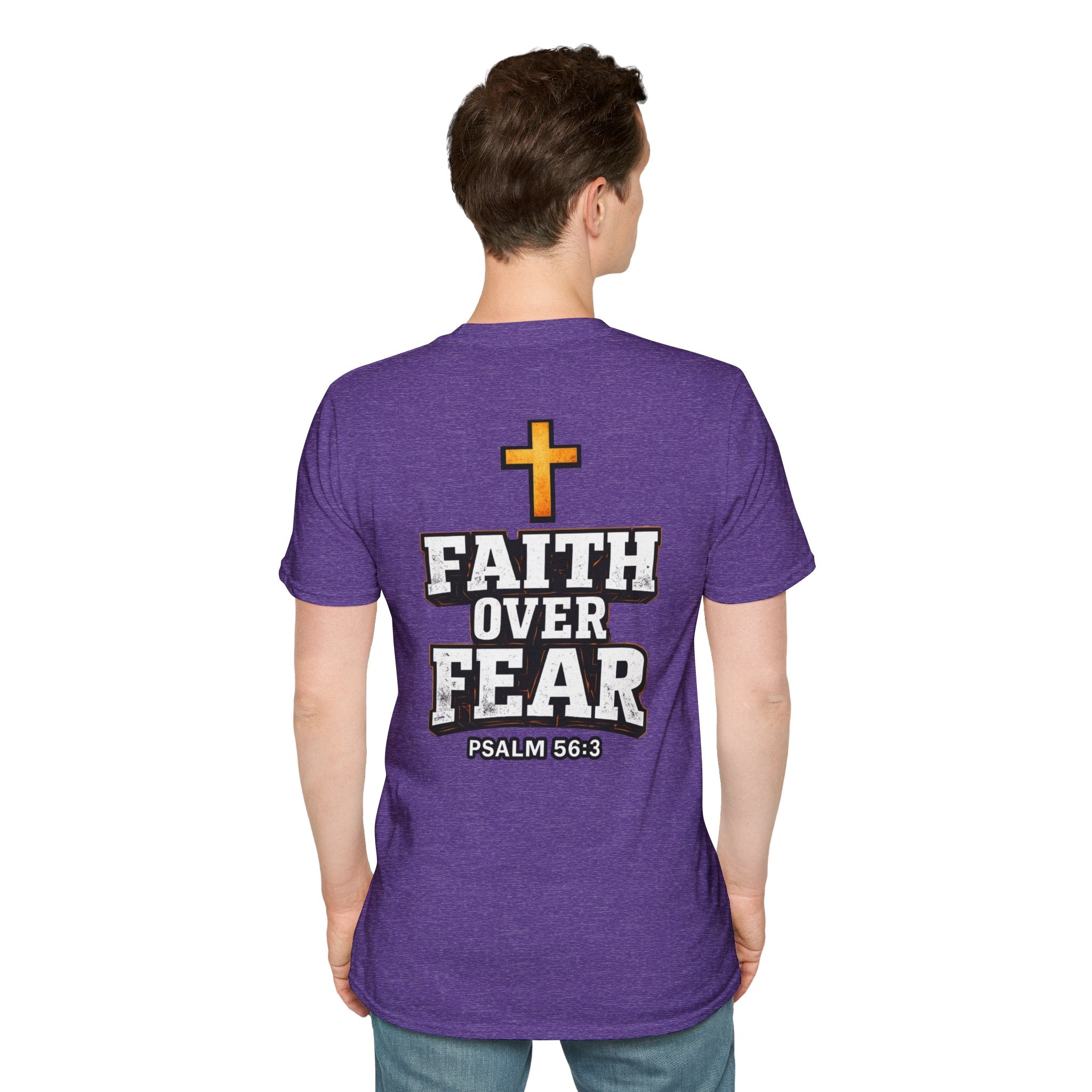 "Faith Over Fear" (Design on Back/Logo On Front)