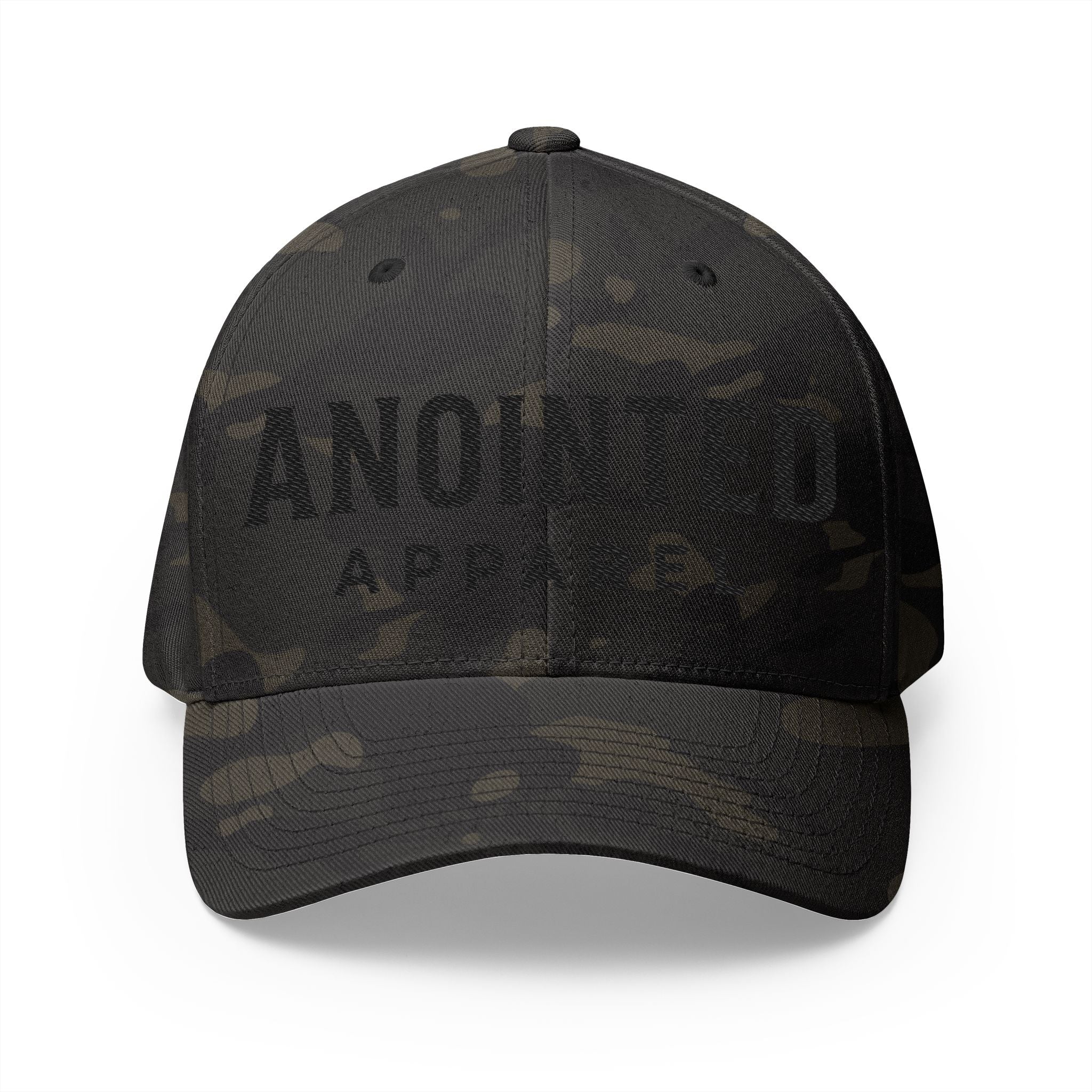 "Anointed" Christian FlexFit Hat – Elevated Edition (Front + Side Embroidery)