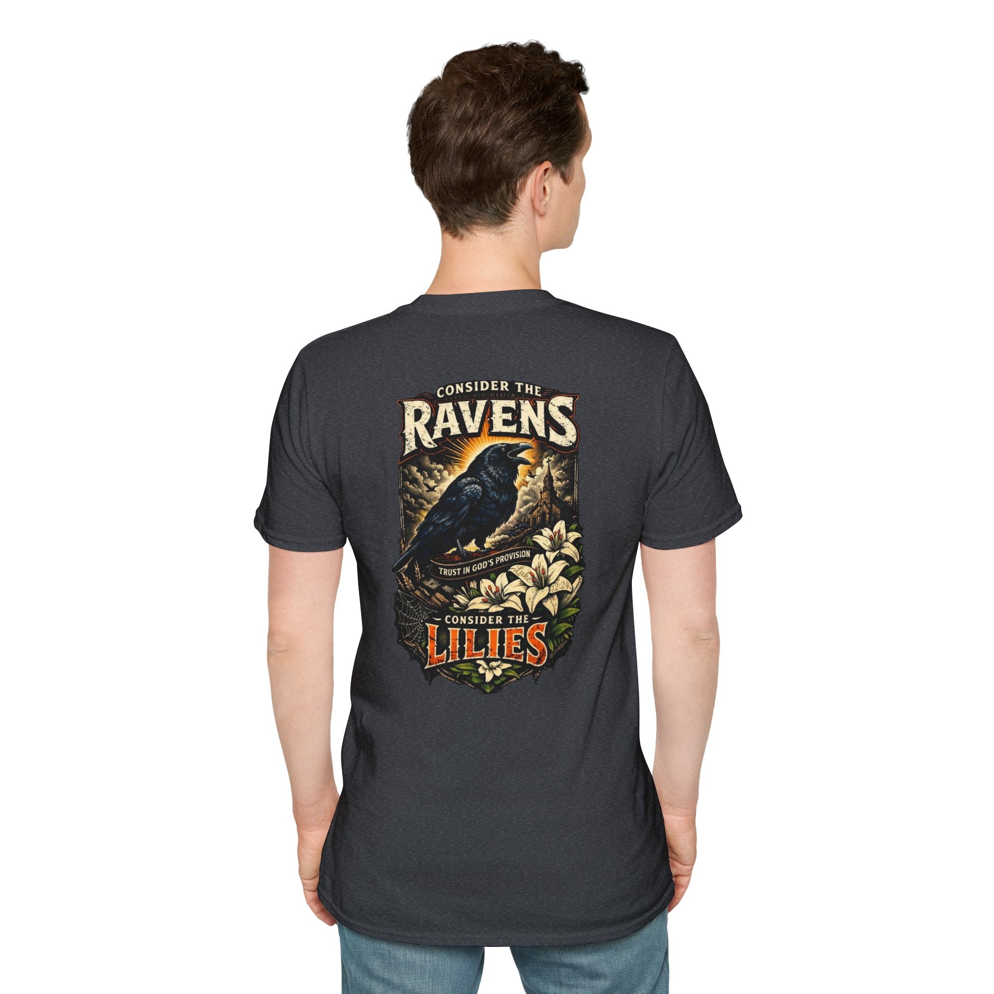 "Consider the Ravens" (Design on Back/Logo on Front)