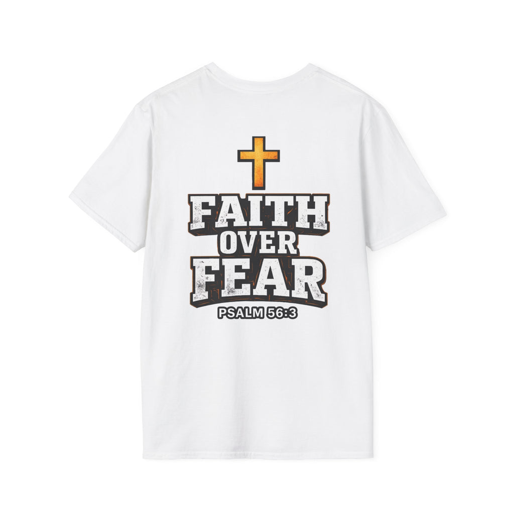 "Faith Over Fear" (Design on Back/Logo On Front)