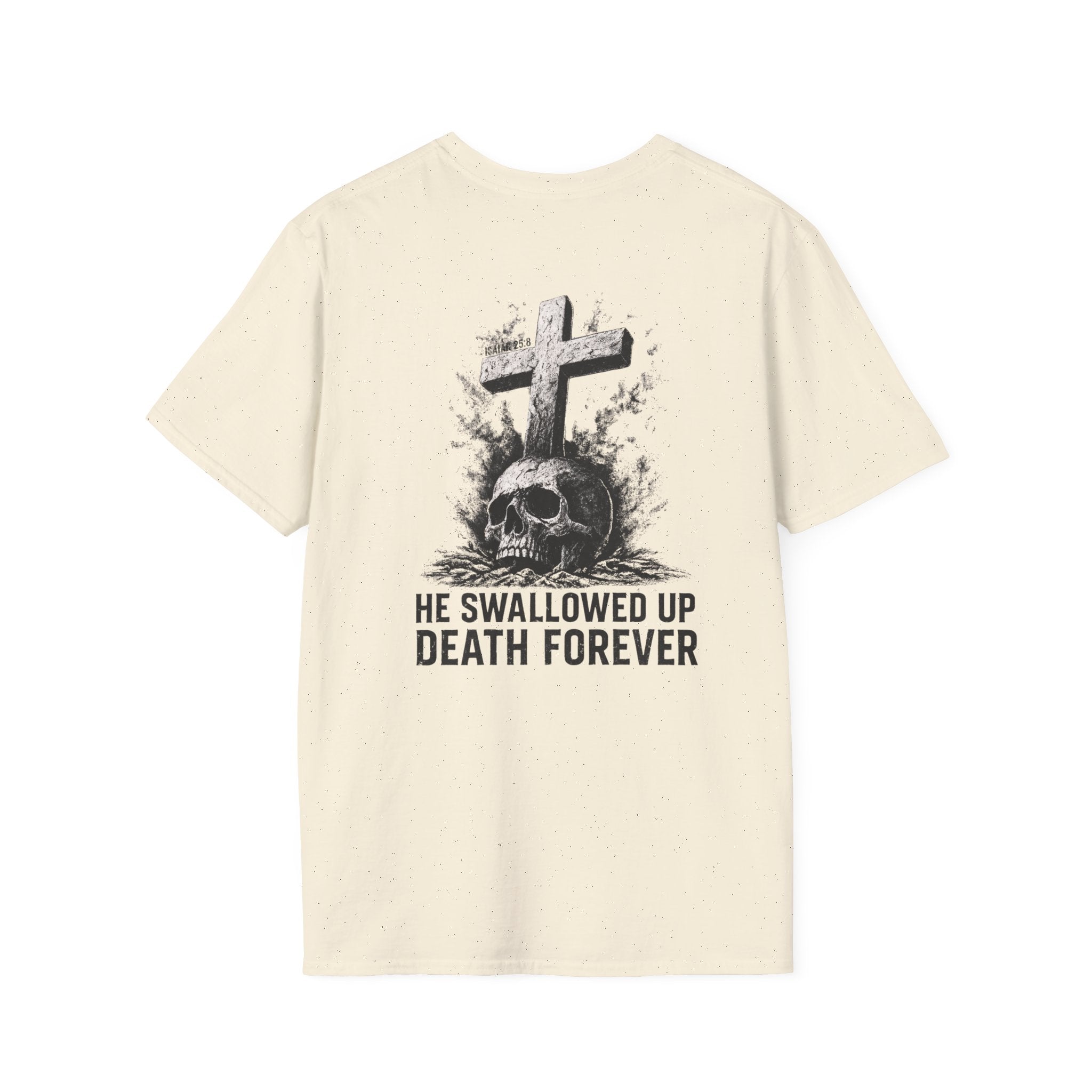 "Swallowed Death" (Dark) (Design on Back/Logo on Front)