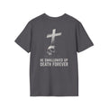 "Swallowed Death" (Light) (Design on Back/Logo on Front)