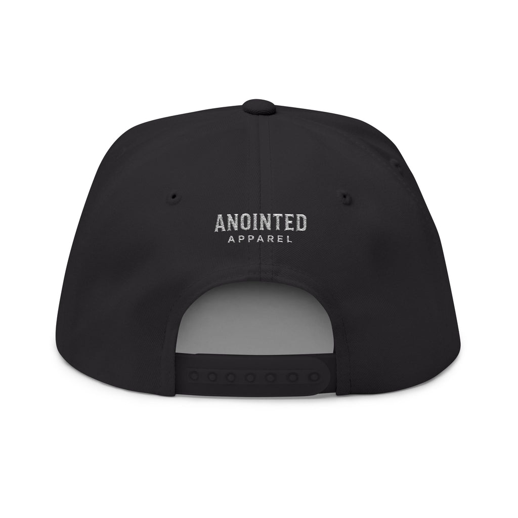 Signature Series "YHWH" (White) Flat Bill Snapback (Triple Embroidered)