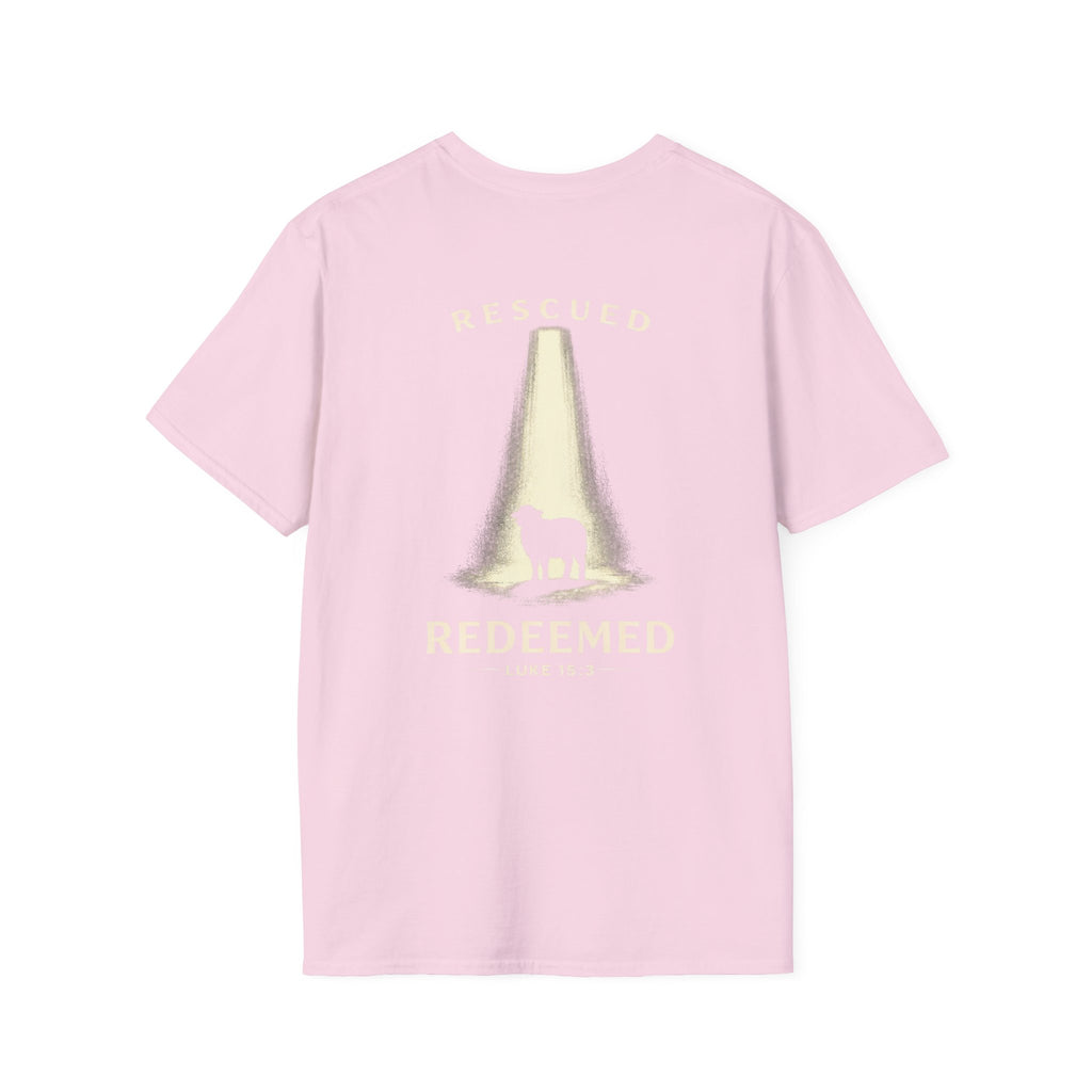 "Rescued and Redeemed" (Design on Back/Logo on Front)