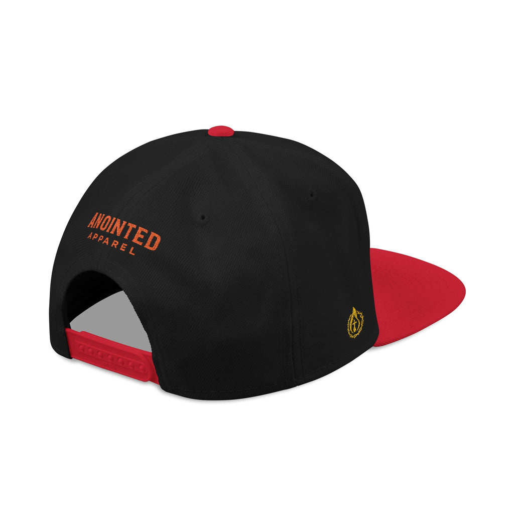 "Psalm 3:7" Snapback (Embroidered Front, Both Sides, Back)