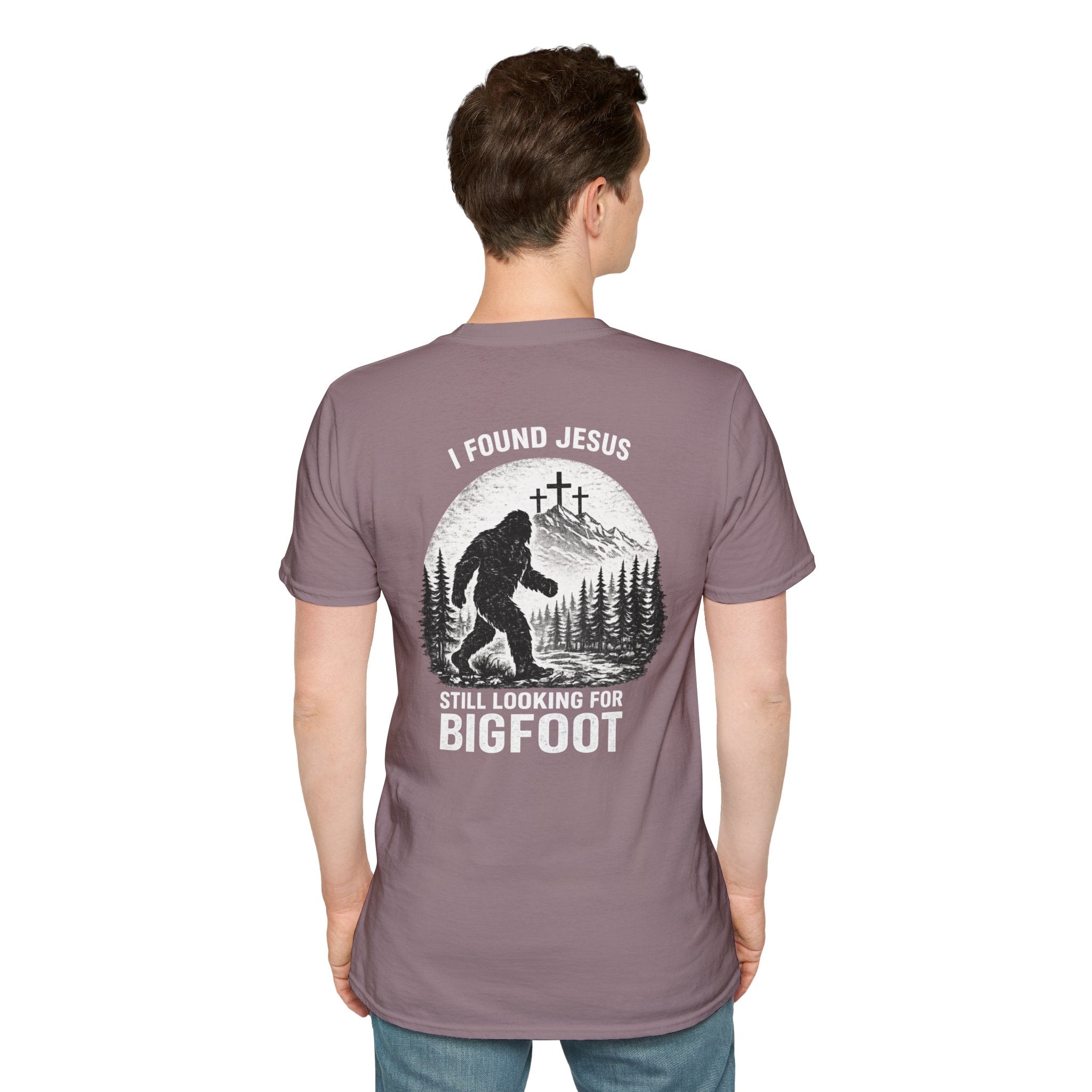 "Jesus and Bigfoot" (Design on Back/Logo on Front)