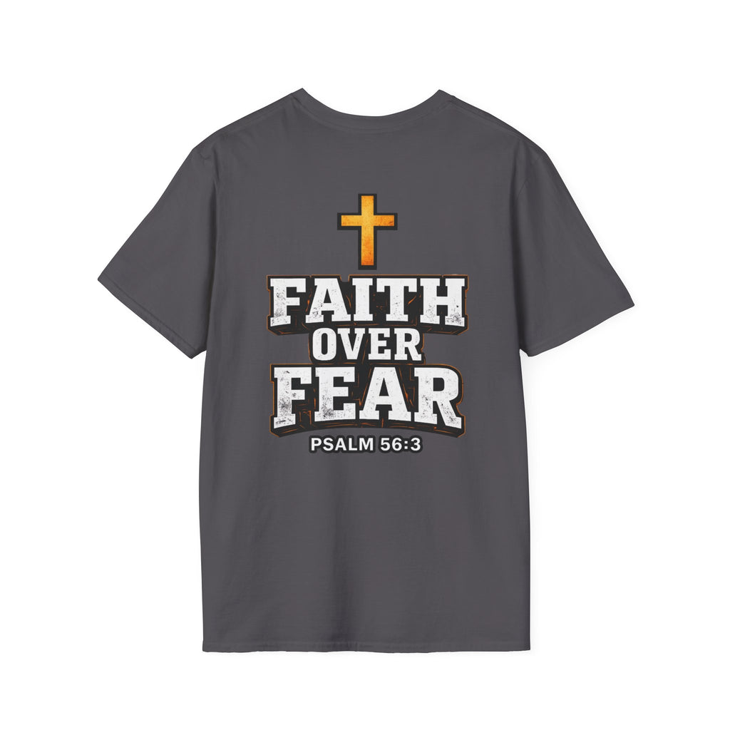 "Faith Over Fear" (Design on Back/Logo On Front)