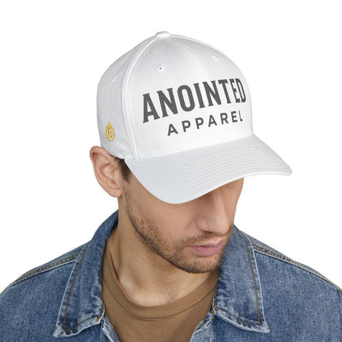 "Anointed" Christian FlexFit Hat – Elevated Edition (Front + Side Embroidery)