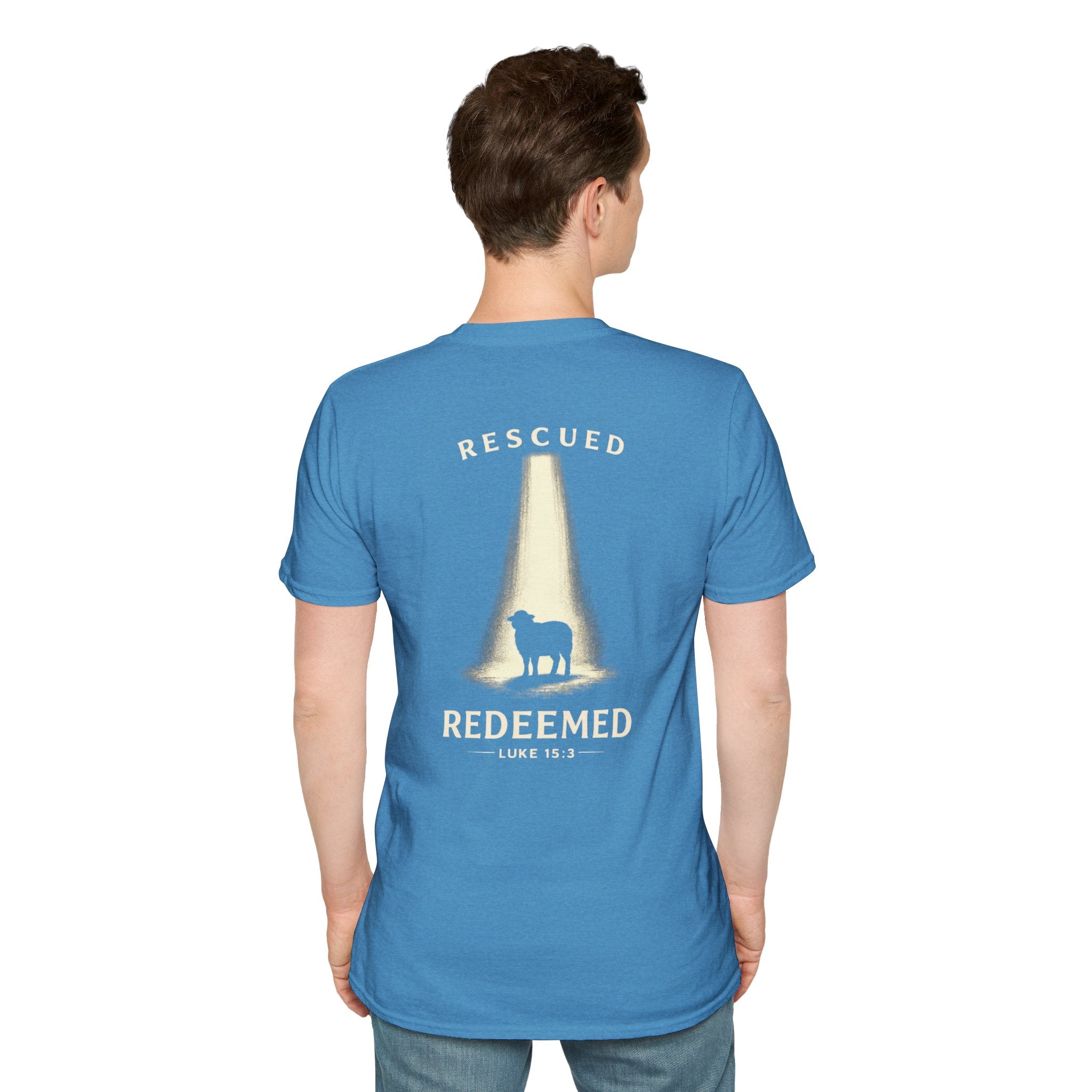 "Rescued and Redeemed" (Design on Back/Logo on Front)