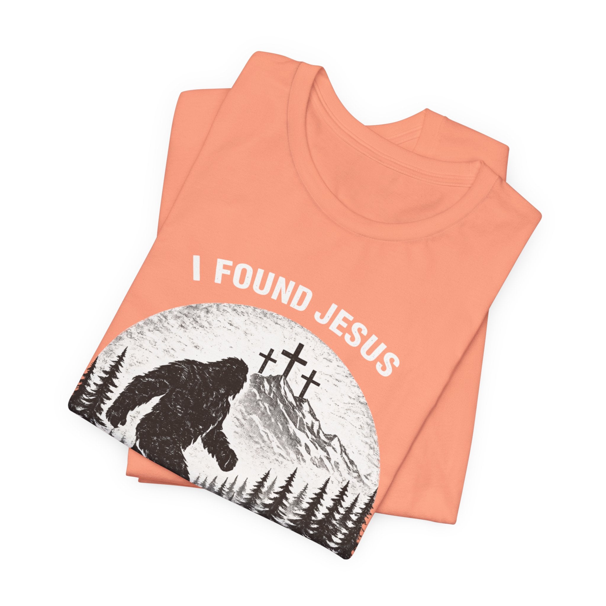 "Jesus and Bigfoot" (Design on Front/Logo on Sleeve)