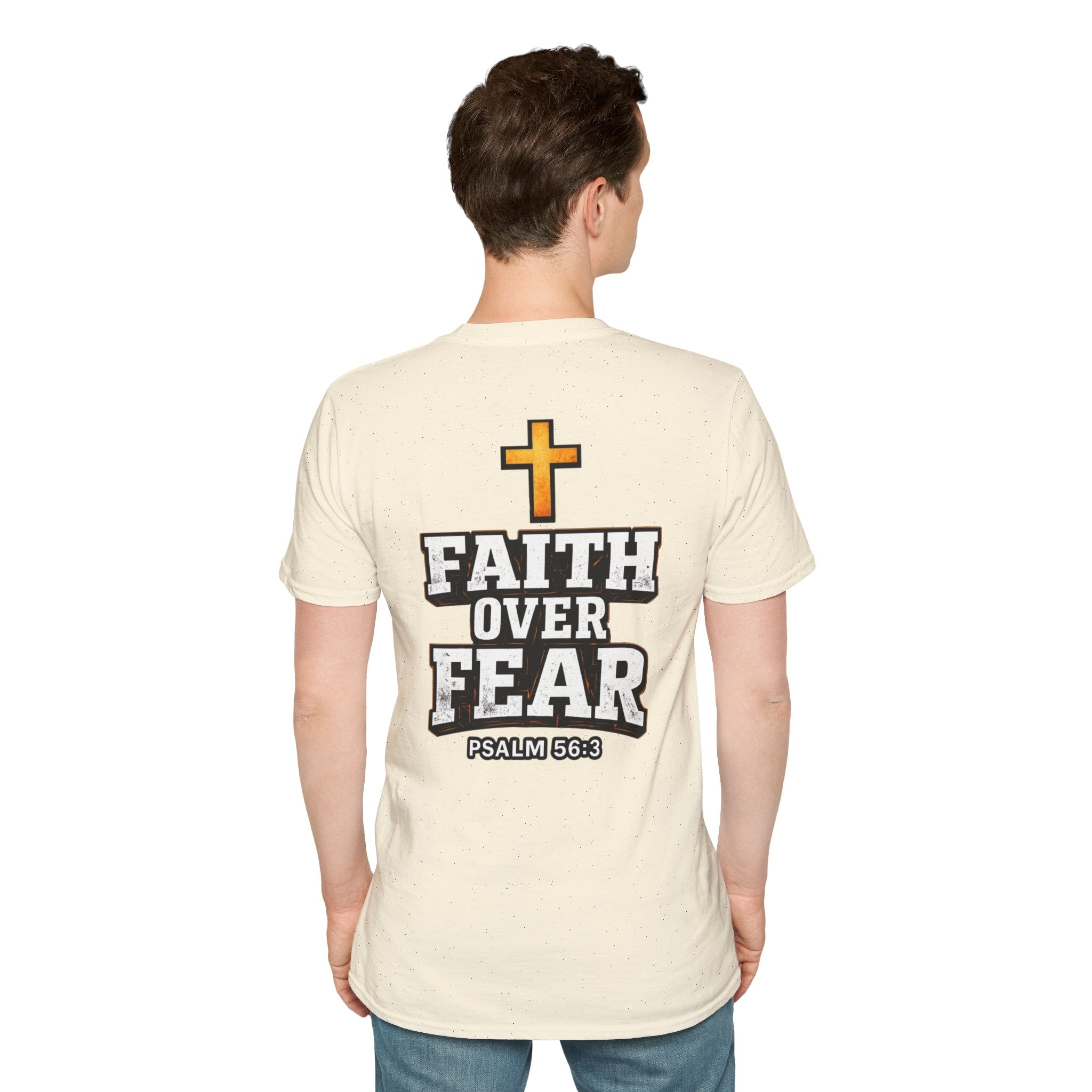 "Faith Over Fear" (Design on Back/Logo On Front)