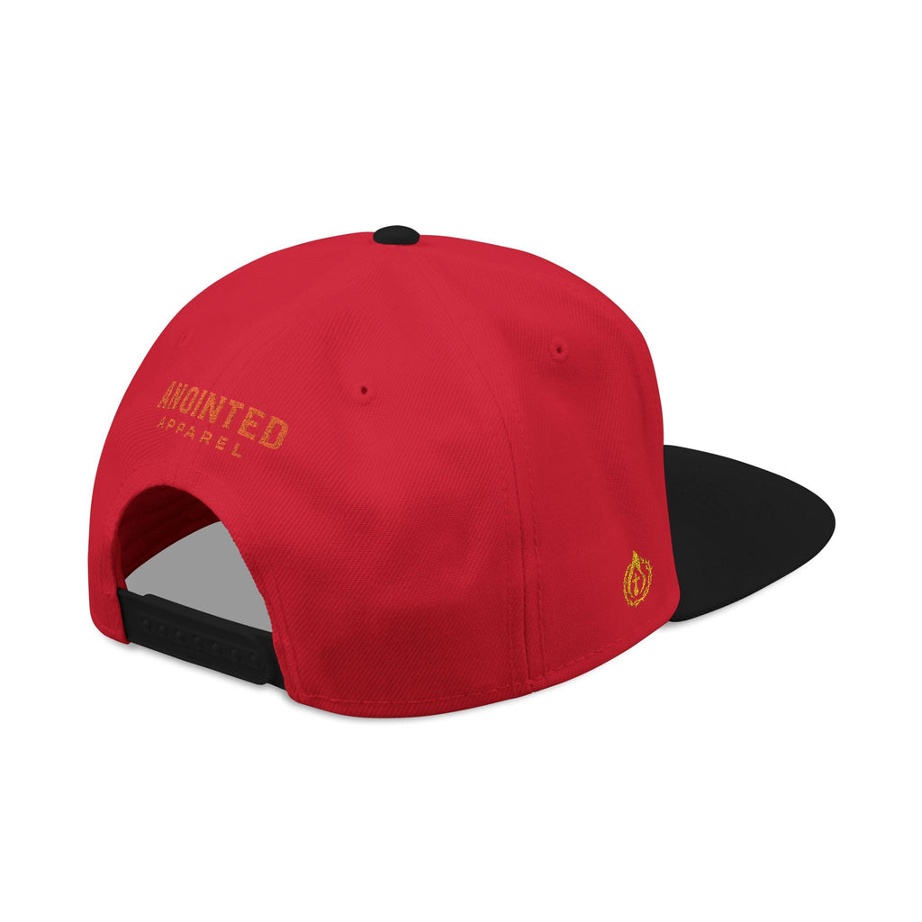"Psalm 3:7" Snapback (Embroidered Front, Both Sides, Back)