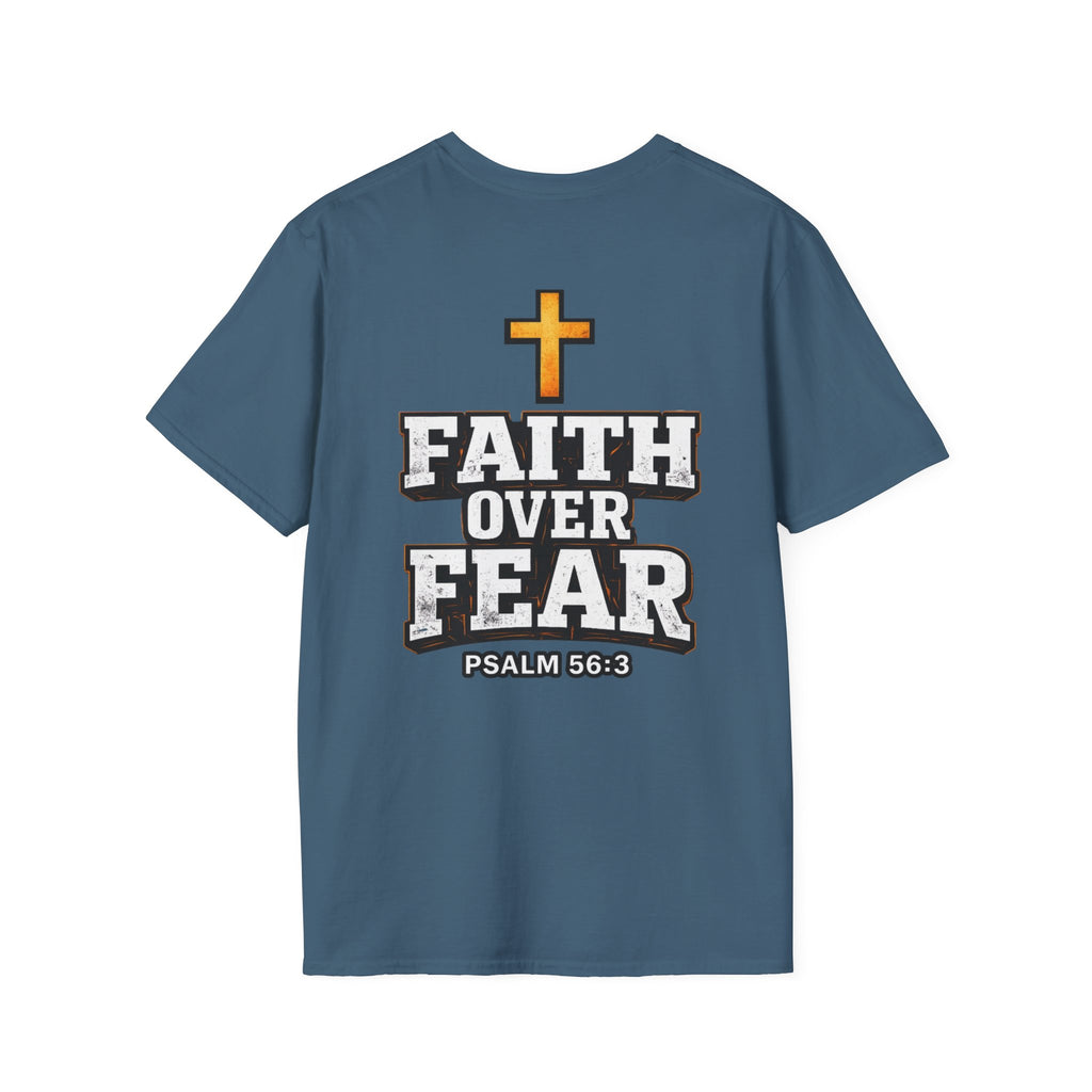 "Faith Over Fear" (Design on Back/Logo On Front)