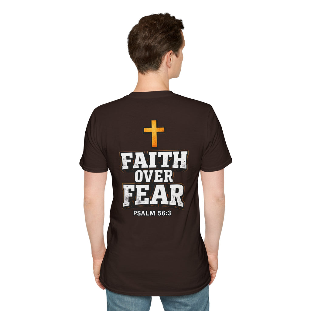 "Faith Over Fear" (Design on Back/Logo On Front)