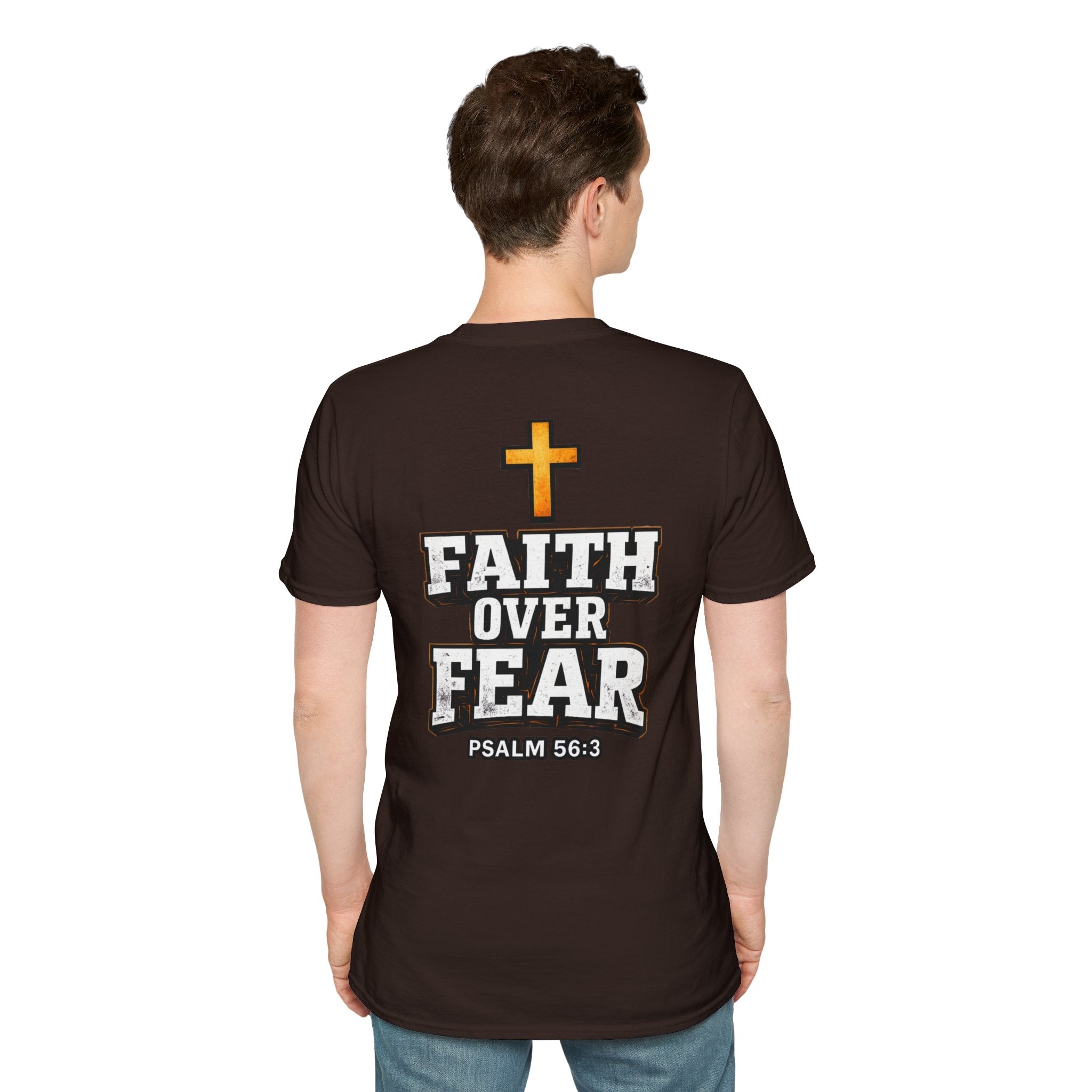 "Faith Over Fear" (Design on Back/Logo On Front)