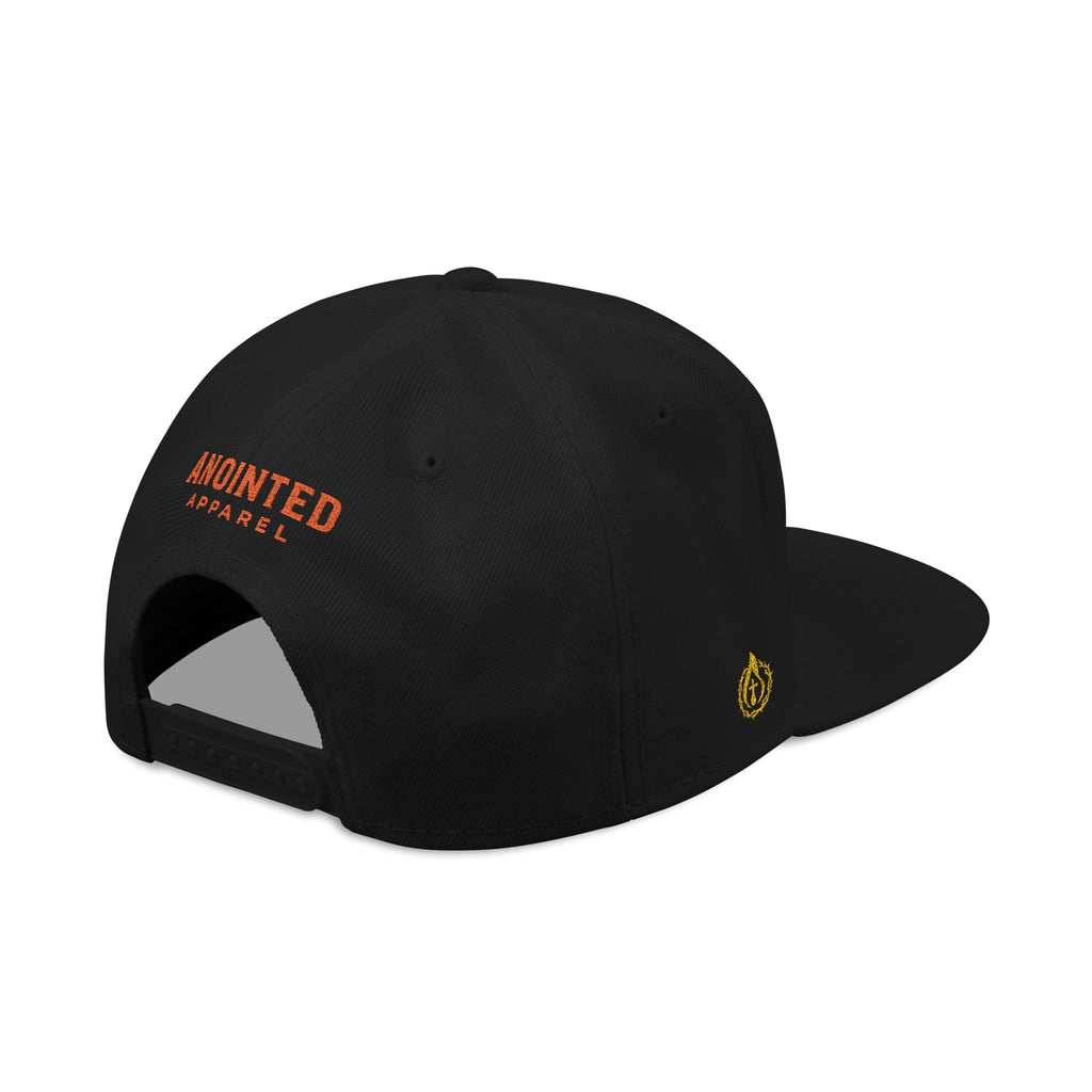 "Psalm 3:7" Snapback (Embroidered Front, Both Sides, Back)