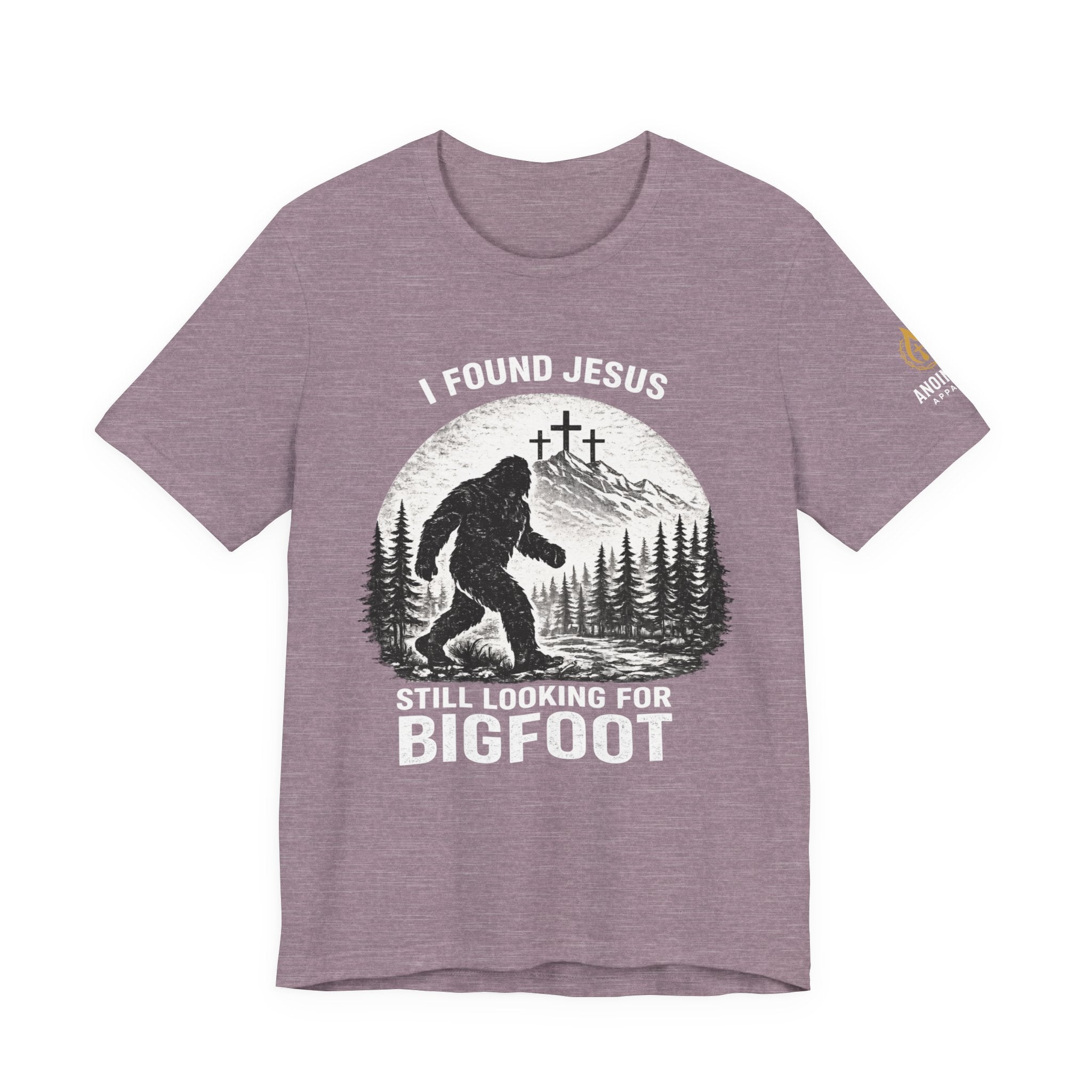"Jesus and Bigfoot" (Design on Front/Logo on Sleeve)