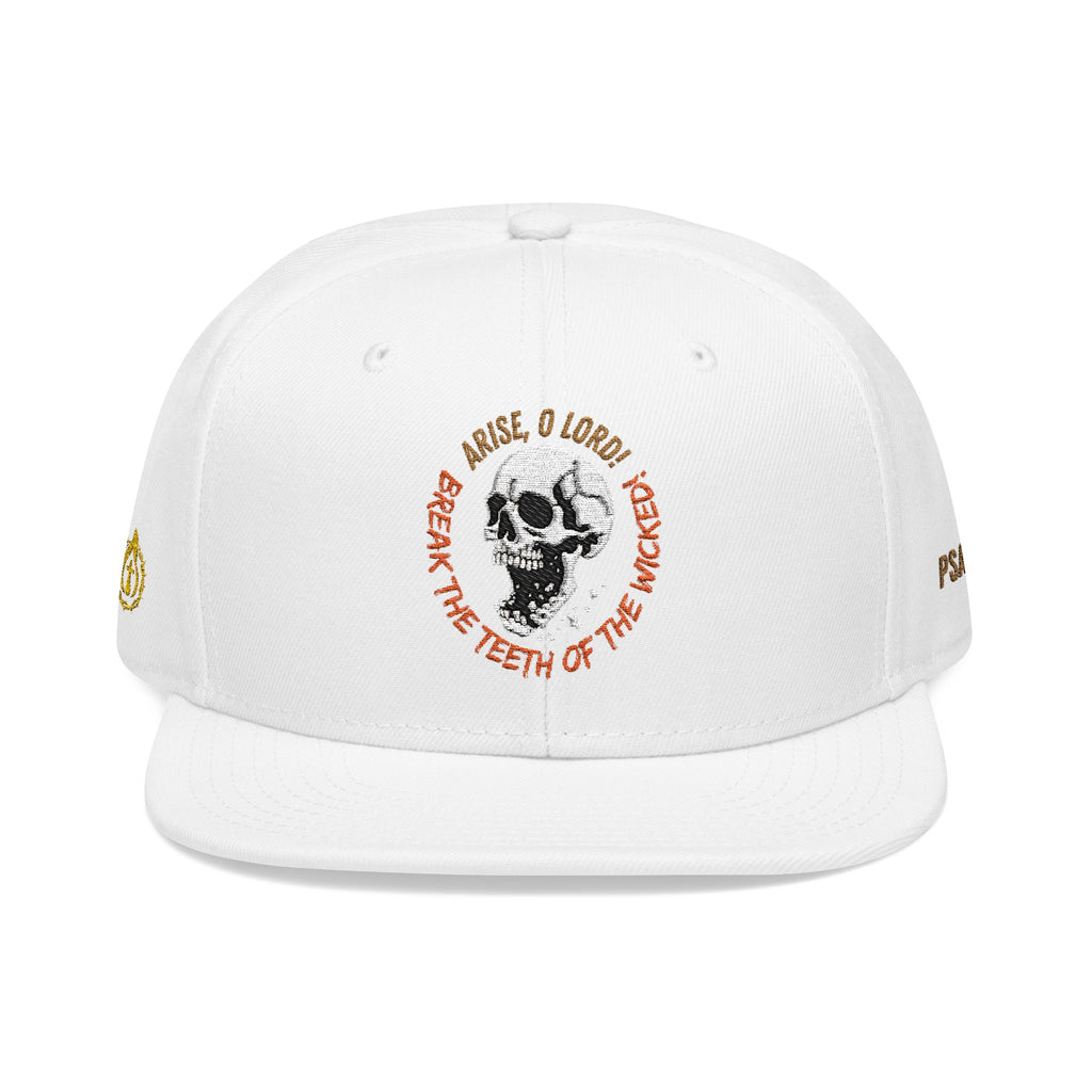 "Psalm 3:7" Snapback (Embroidered Front, Left and Right Sides)