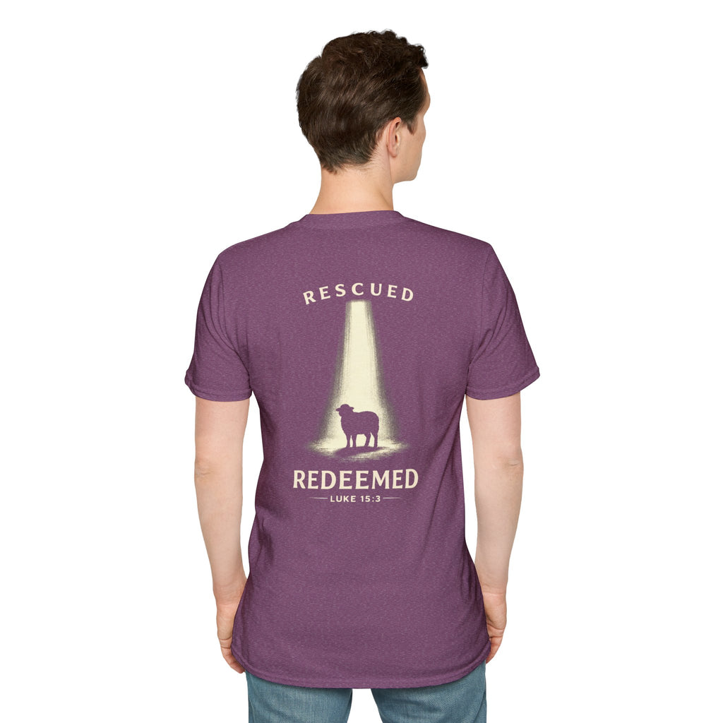 "Rescued and Redeemed" (Design on Back/Logo on Front)