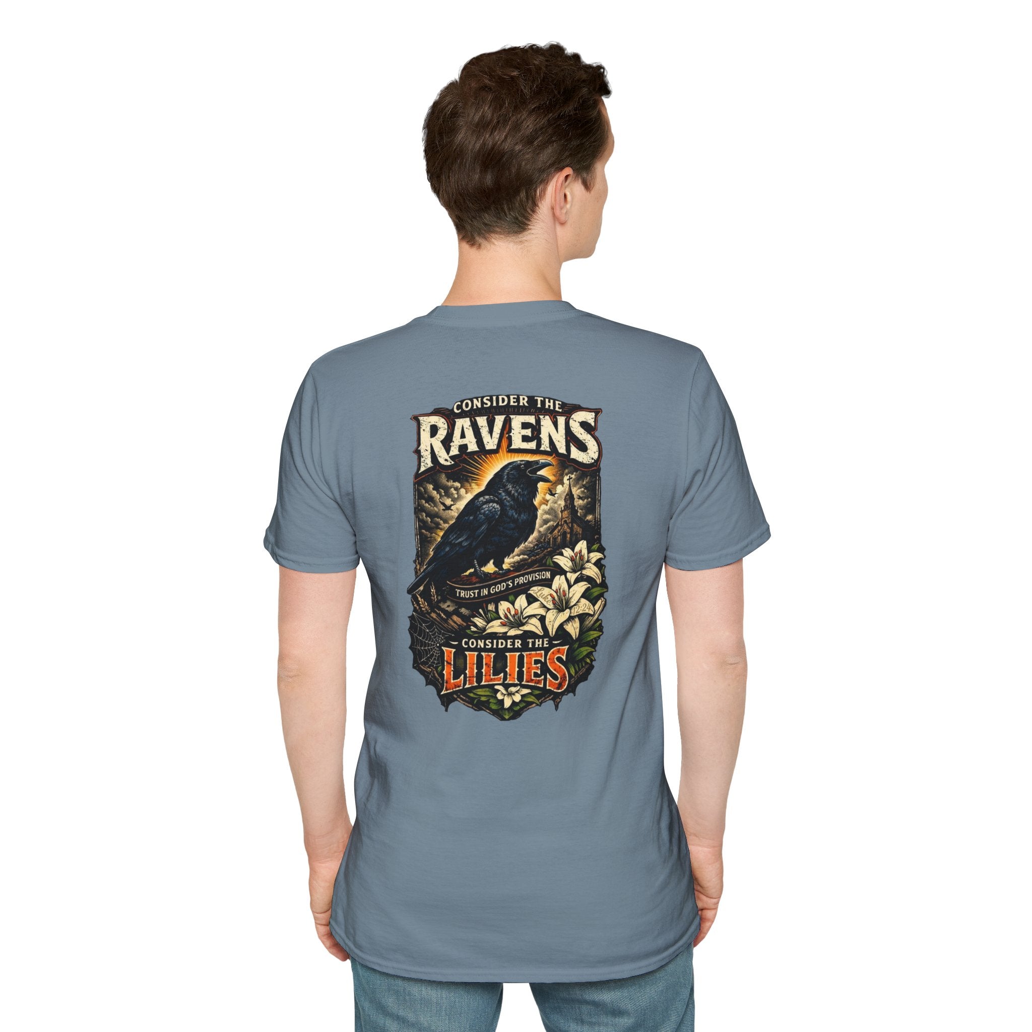 "Consider the Ravens" (Design on Back/Logo on Front)