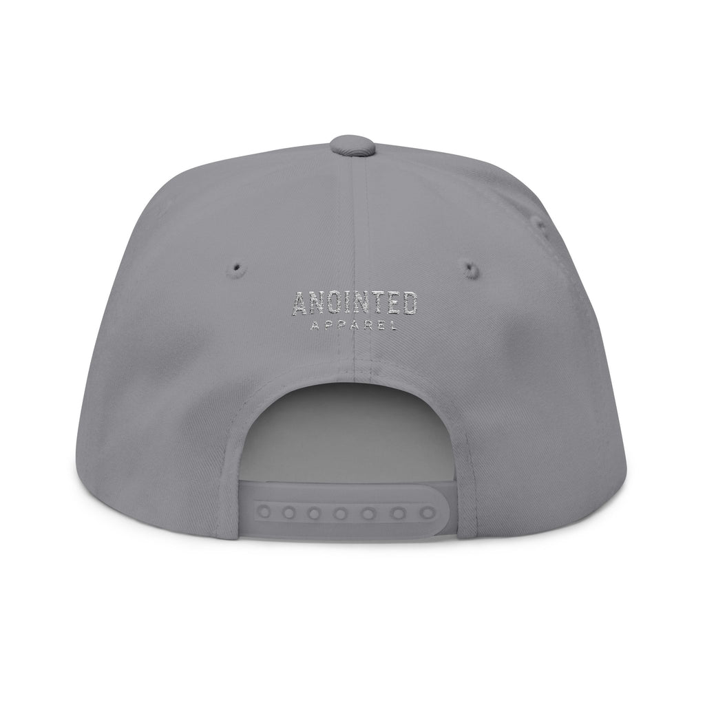 Signature Series "YHWH" (White) Flat Bill Snapback (Triple Embroidered)