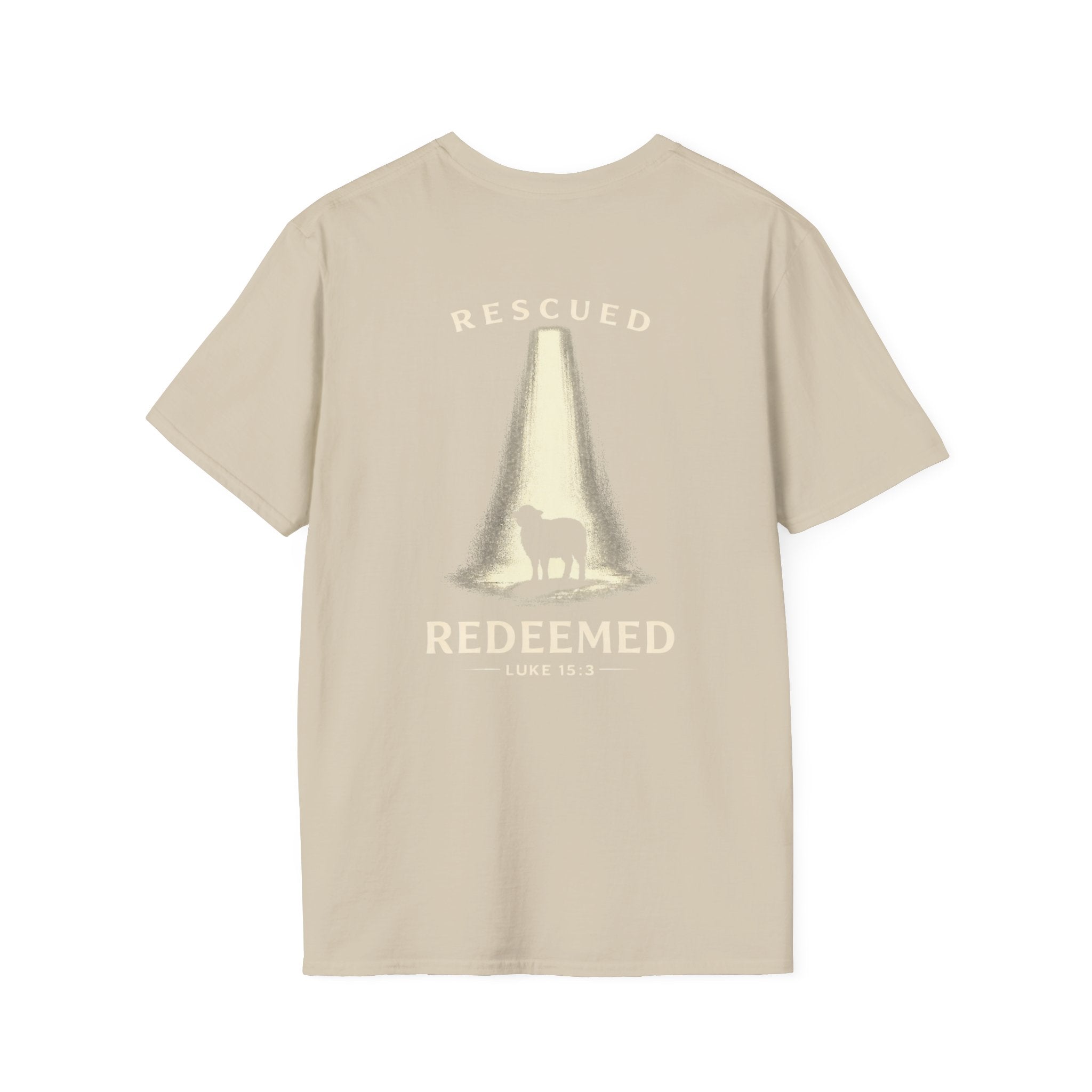 "Rescued and Redeemed" (Design on Back/Logo on Front)