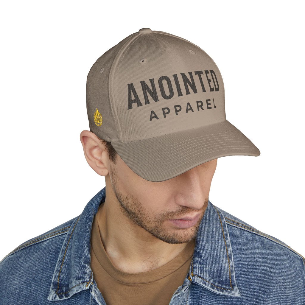 "Anointed" Christian FlexFit Hat – Elevated Edition (Front + Side Embroidery)