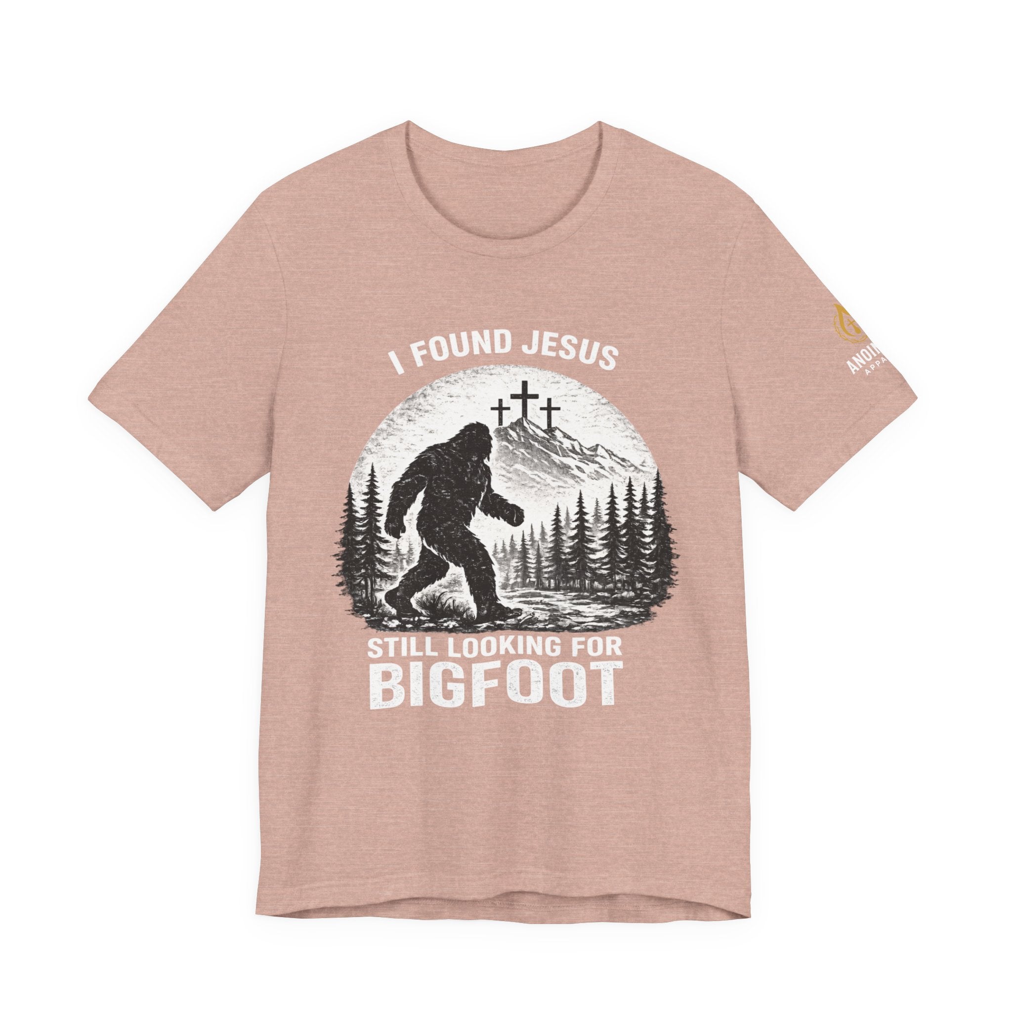 "Jesus and Bigfoot" (Design on Front/Logo on Sleeve)