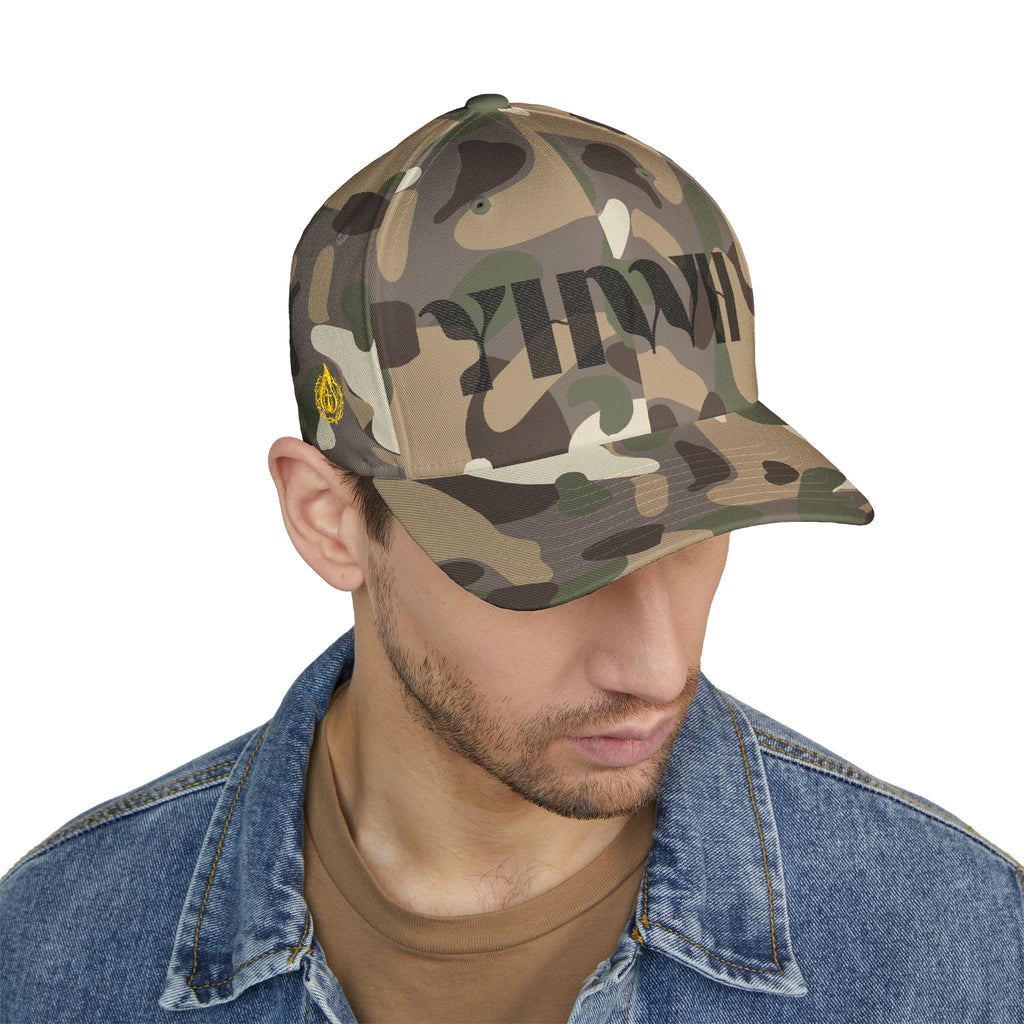 Signature Series "YHWH" FlexFit Closed-Back (Black) (Triple Embroidered)