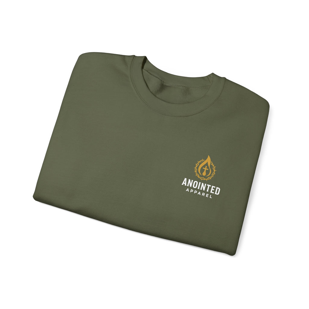 Graves Into Gardens Crewneck Sweatshirt (Design on Back/Logo on Front)