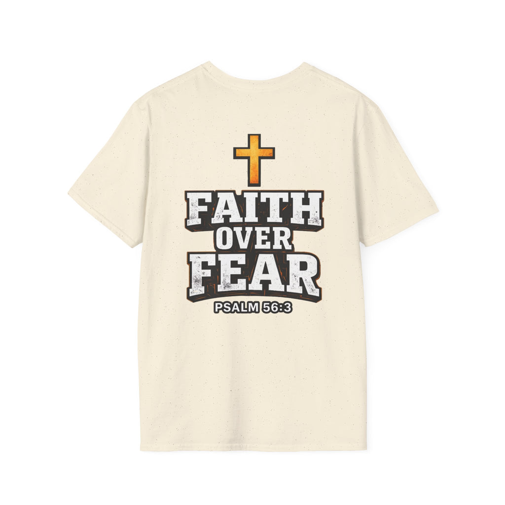 "Faith Over Fear" (Design on Back/Logo On Front)