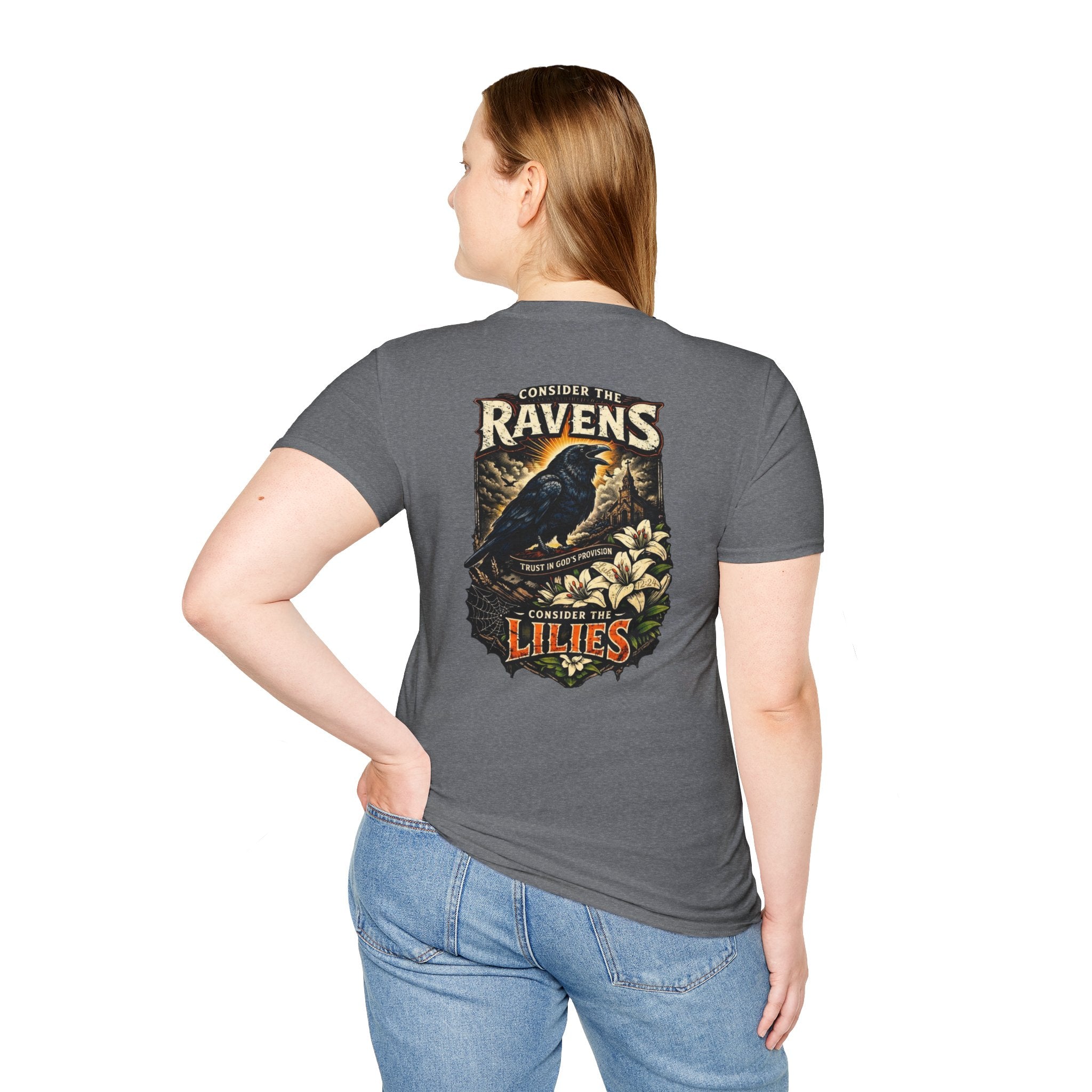 "Consider the Ravens" (Design on Back/Logo on Front)