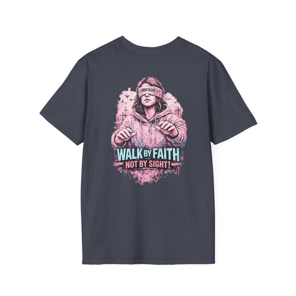 "Walk by Faith" (Ladies) (Design on Back/Logo on Front)