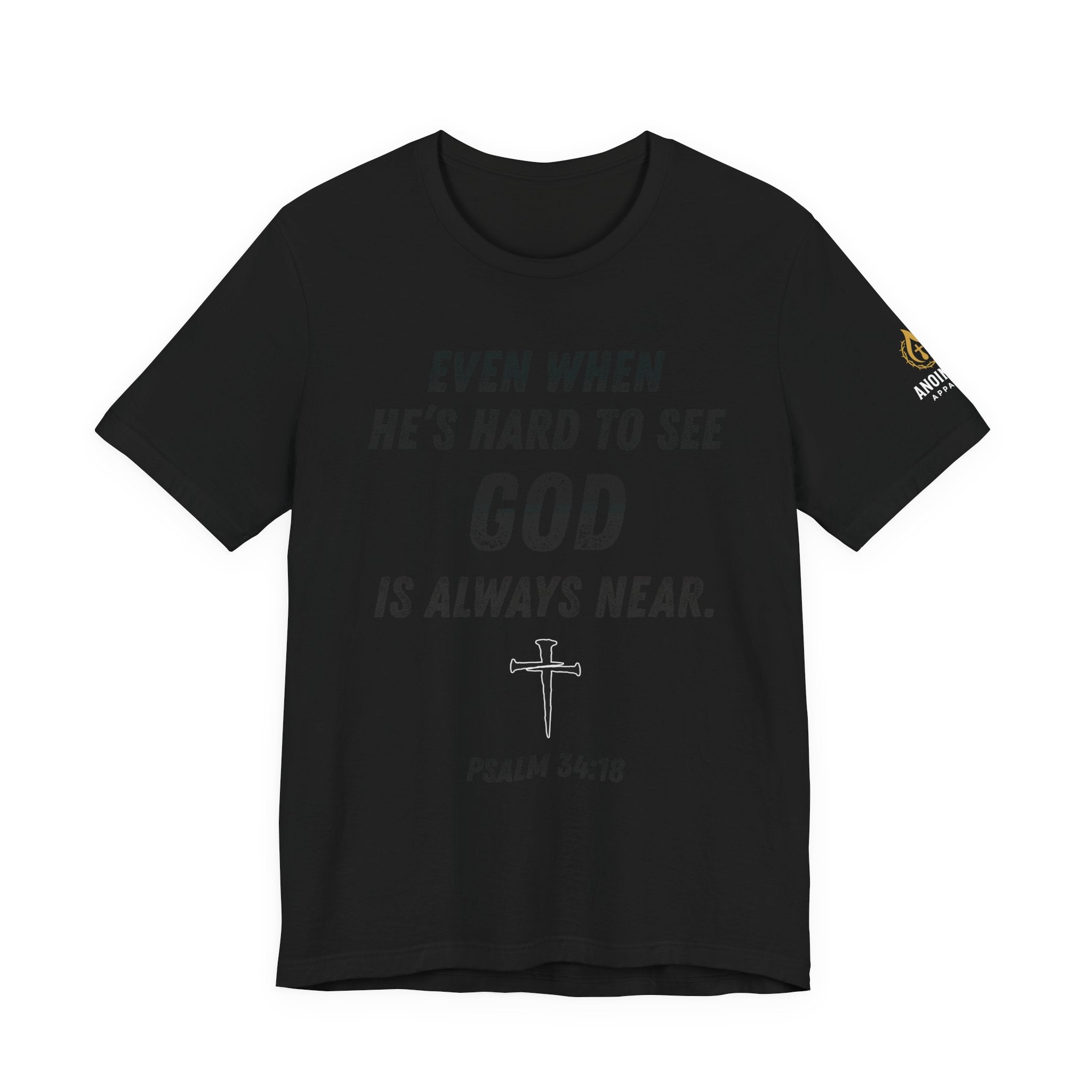 "God is Near" (Design on Front/Logo on Sleeve)
