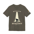 Luke 15:3 "Rescued and Redeemed" (Design on Front/Logo on Sleeve)