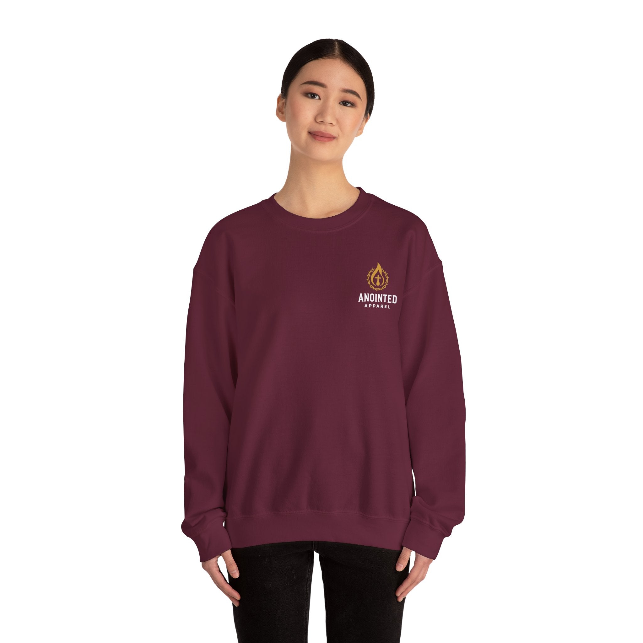 Graves Into Gardens Crewneck Sweatshirt (Design on Back/Logo on Front)