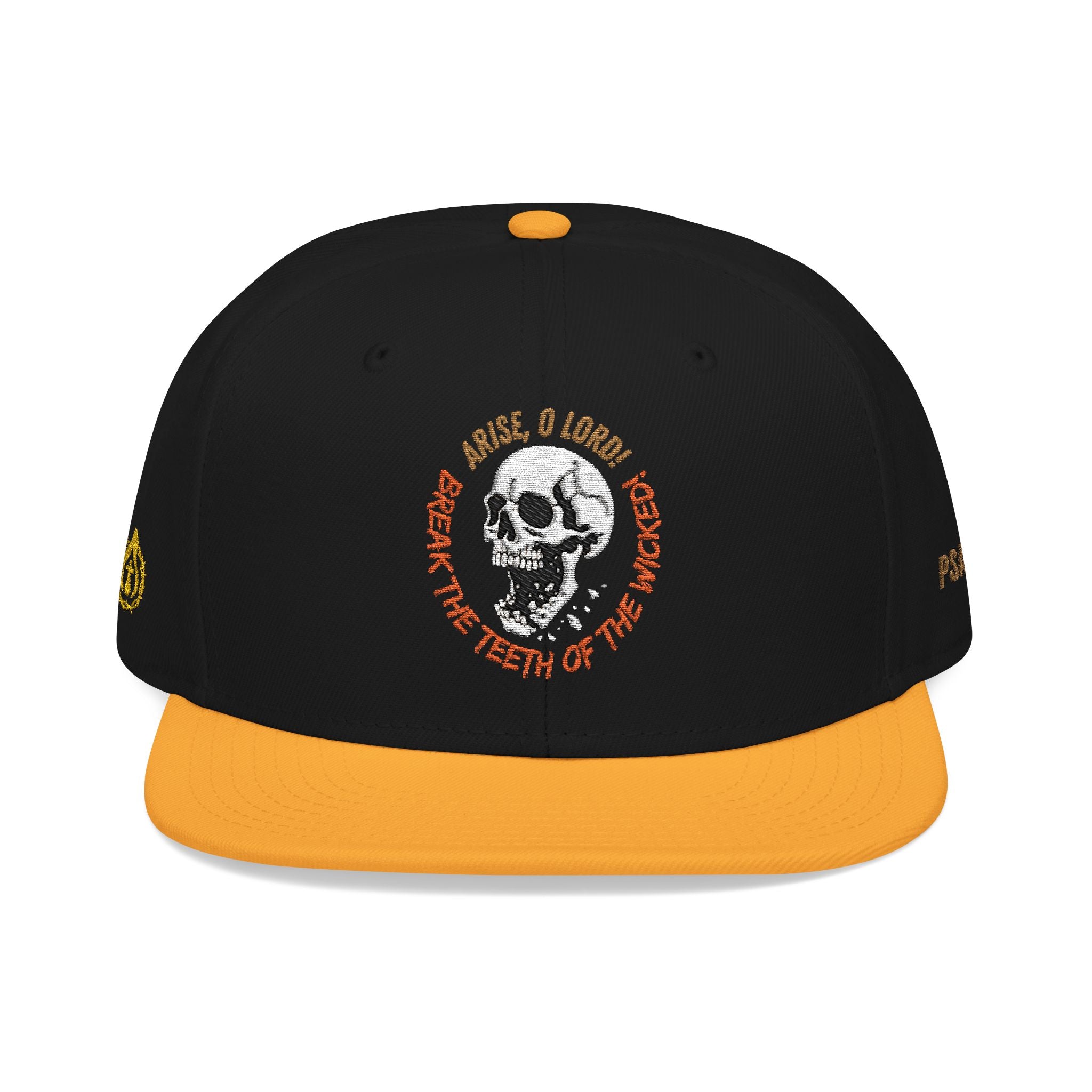 "Psalm 3:7" Snapback (Embroidered Front, Left and Right Sides)