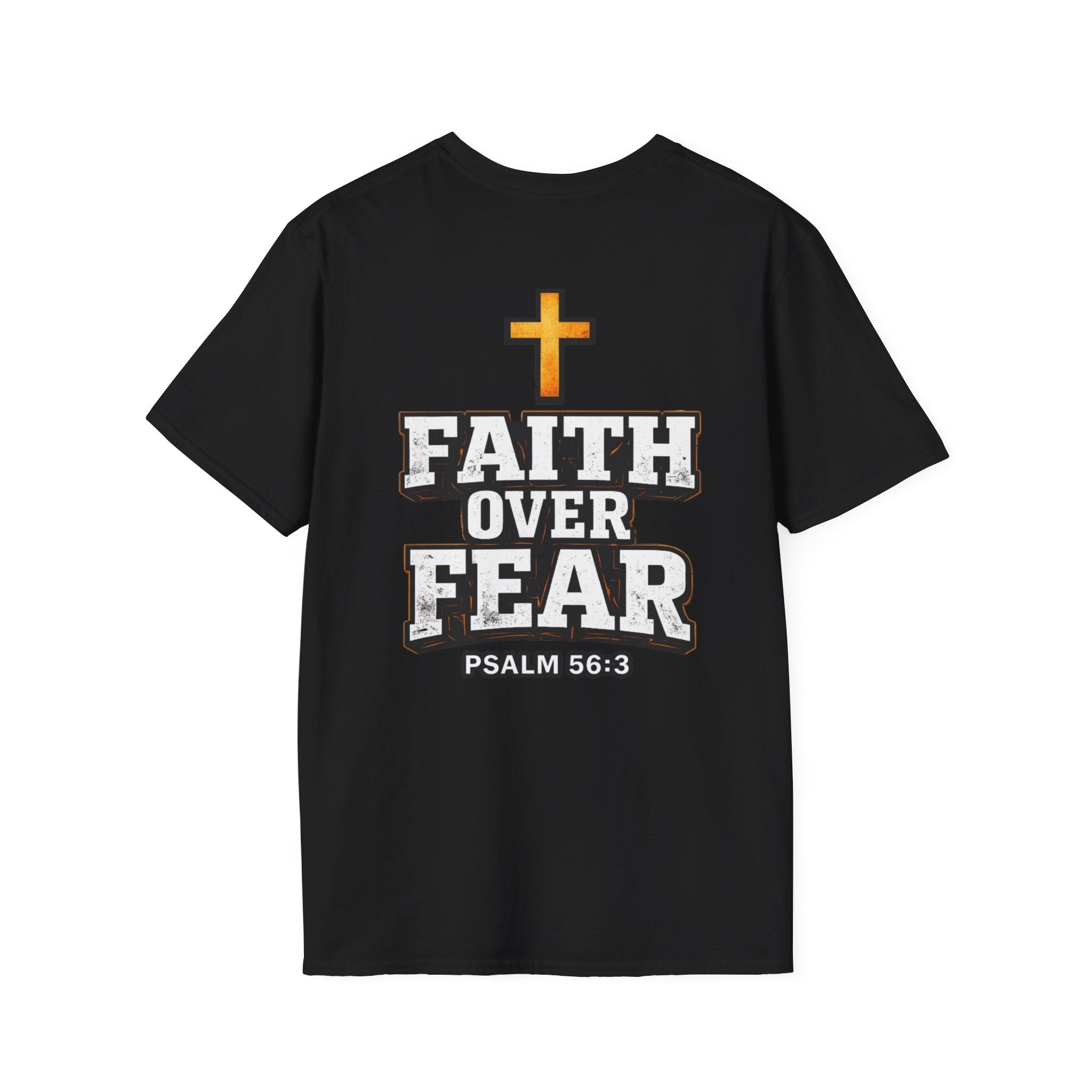 "Faith Over Fear" (Design on Back/Logo On Front)