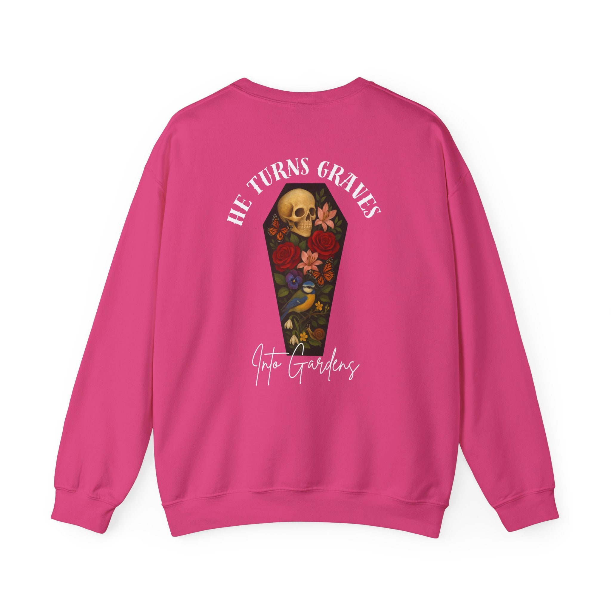 Graves Into Gardens Crewneck Sweatshirt (Design on Back/Logo on Front)
