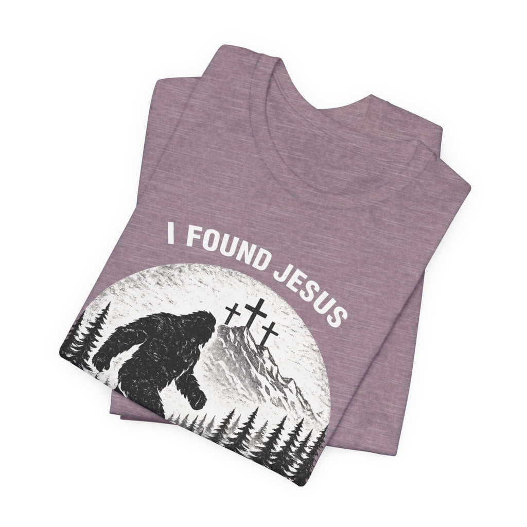 "Jesus and Bigfoot" (Design on Front/Logo on Sleeve)