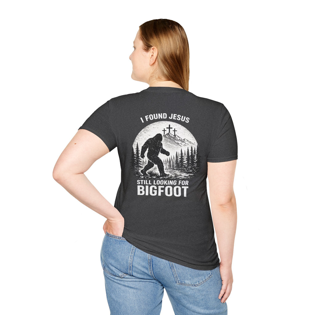 "Jesus and Bigfoot" (Design on Back/Logo on Front)