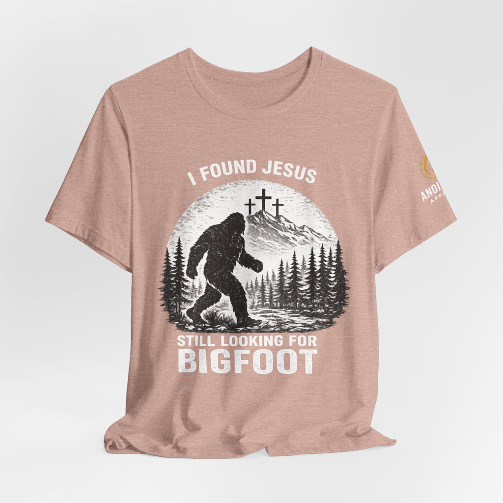 "Jesus and Bigfoot" (Design on Front/Logo on Sleeve)
