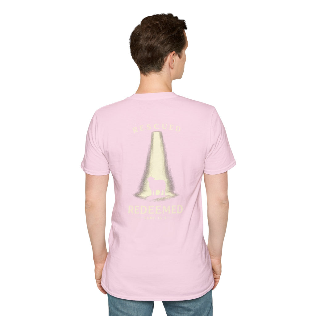 "Rescued and Redeemed" (Design on Back/Logo on Front)