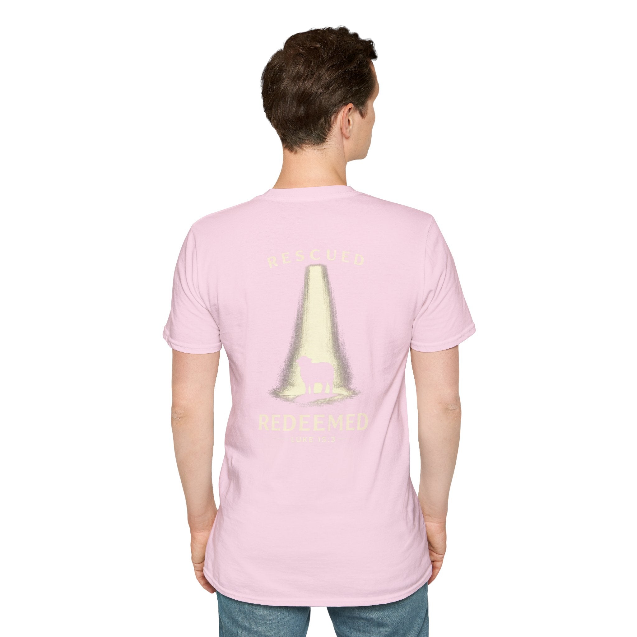 "Rescued and Redeemed" (Design on Back/Logo on Front)